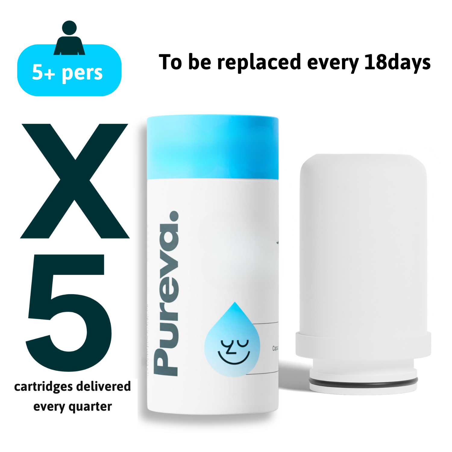 Pureva One Cartridges (3-Month Supply)