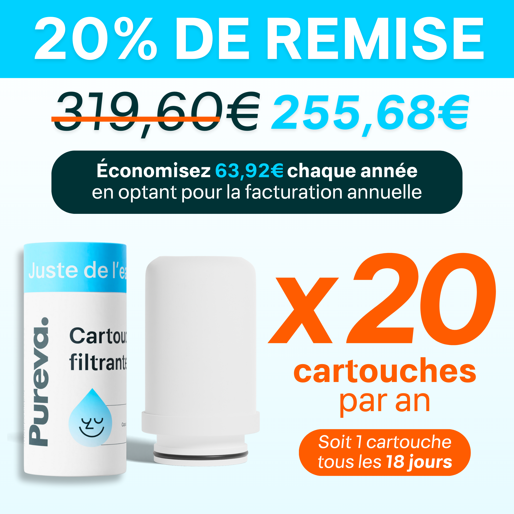 Pureva One Cartridges (12-Month Supply)