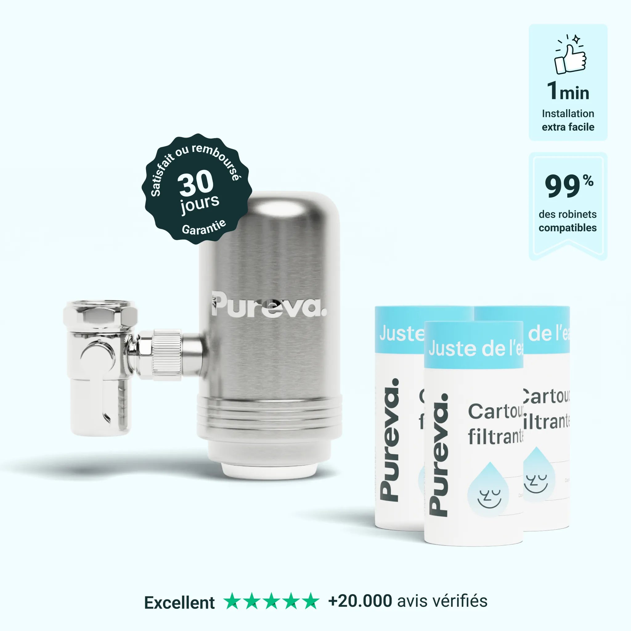 Pureva One Cartridges (3-Month Supply)